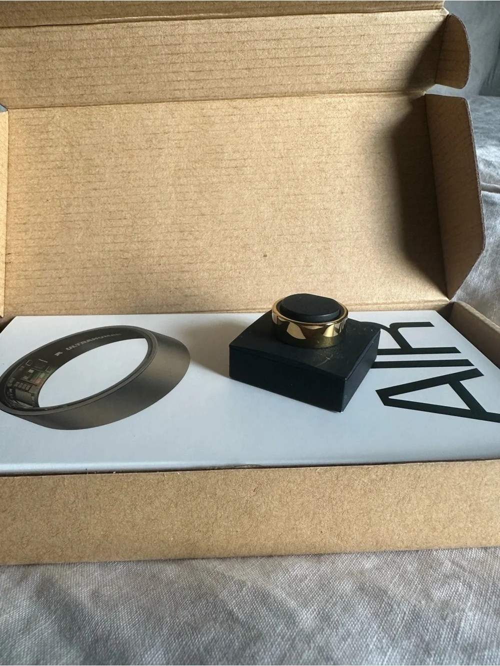 New Ultrahuman Ring AIR in Gold Size 7
